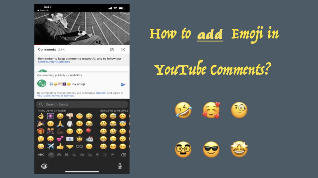 How to add emojis to Youtube comments - Vip YT