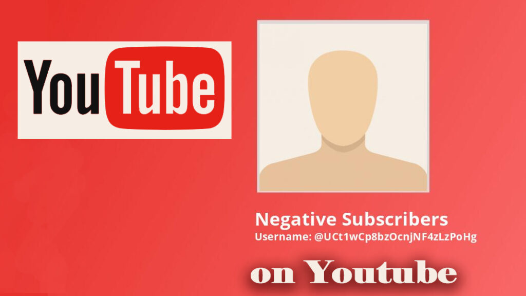 Youtube negative subscribers - Vip YT