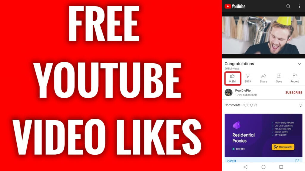 Free Youtube likes - Vip YT